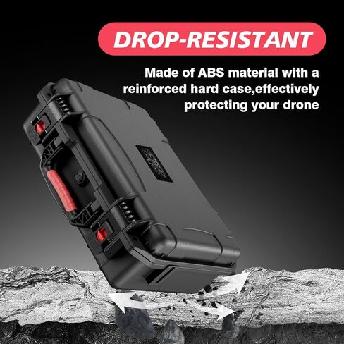 حافظة صلبة Avata 2، حقيبة حمل مقاومة للماء IP67 متوافقة مع DJI Avata 2 Fly More Combo، حافظة طائرة بدون طيار مقاومة للسقوط مع حزام كتف Avata 2 Accessories in Kuwait