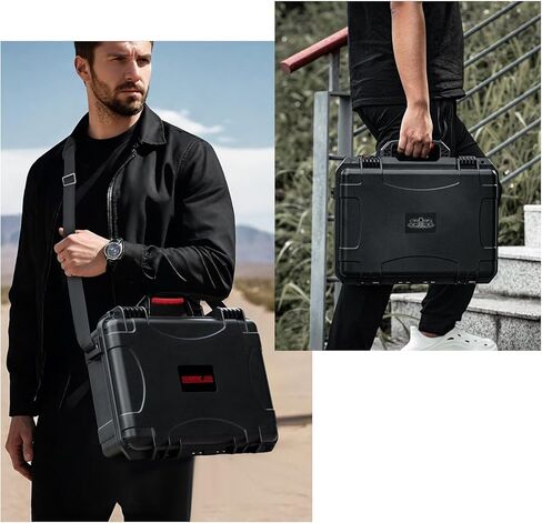 حافظة صلبة Avata 2، حقيبة حمل مقاومة للماء IP67 متوافقة مع DJI Avata 2 Fly More Combo، حافظة طائرة بدون طيار مقاومة للسقوط مع حزام كتف Avata 2 Accessories in Kuwait