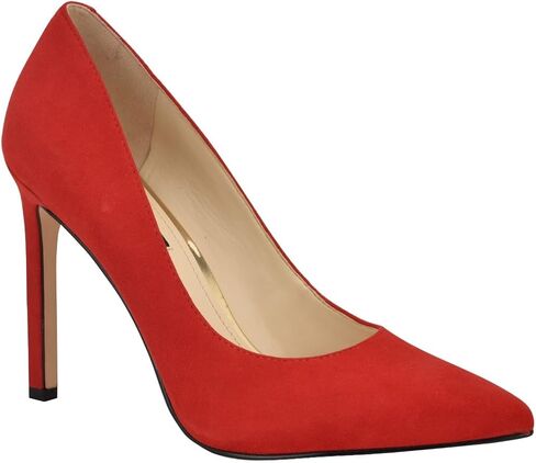 Nine West Women's Tatiana Pump, Red Suede 605, 11 in Saudi Arabia
