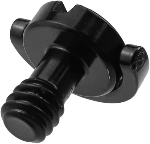 Savagow 5Pcs D Ring Tripod Screw 1/4 Inch Stainless Steel D Shaft Black Screw Camera Mounting Screw Adapter Quick Release Flat Head Screw in Kuwait