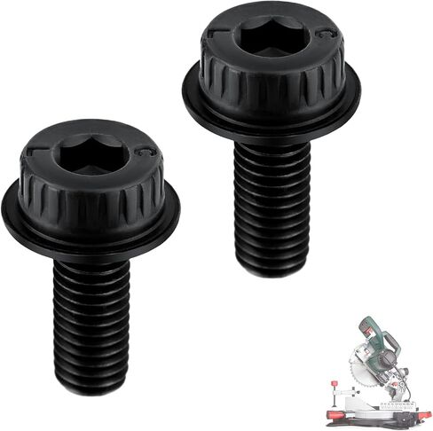 2pcs Miter Saw Blade Bolts, N600011 Miter Saw Blade Bolt Replacement Miter Saw Accessories Bolts Compatible with Dewalt Miter Saw Model Series in Saudi Arabia