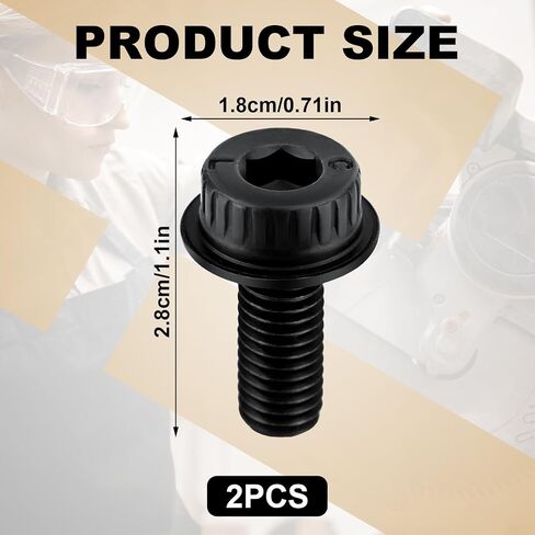 2pcs Miter Saw Blade Bolts, N600011 Miter Saw Blade Bolt Replacement Miter Saw Accessories Bolts Compatible with Dewalt Miter Saw Model Series in Saudi Arabia