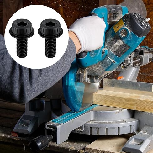 2pcs Miter Saw Blade Bolts, N600011 Miter Saw Blade Bolt Replacement Miter Saw Accessories Bolts Compatible with Dewalt Miter Saw Model Series in Saudi Arabia