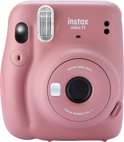 كاميرا Fujifilm Instax Mini 11 الفورية مع حافظة، و20 فيلم Fujifilm والمزيد من الملحقات. قطعة قماش من الألياف الدقيقة للصور عالية الجودة (وردي ترابي)… in Saudi Arabia