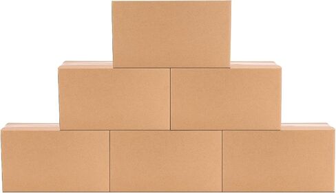 Schliersee 7x5x5 Shipping Boxes Set of 25, Brown Kraft Corrugated Cardboard Boxes Mailers for Packaging(17.8x15.4x12.7 cm) in Kuwait