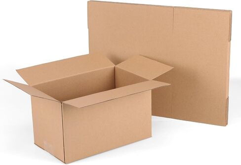 Schliersee 7x5x5 Shipping Boxes Set of 25, Brown Kraft Corrugated Cardboard Boxes Mailers for Packaging(17.8x15.4x12.7 cm) in Kuwait