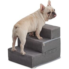 Dog Stairs for High Beds Dog Steps for Small Dog Sturdy and Stable 4 Step Pet Steps for Couch Easy to Assembly in Kuwait