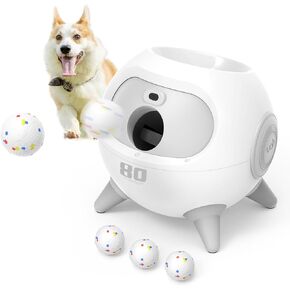 قاذفة كرات للكلاب من آي ريتريفر مع 3 قطع من الكرات، قاذفة كرات للكلاب لتجنب العوائق تلقائيًا مناسبة للكلاب المتوسطة والكبيرة in Kuwait