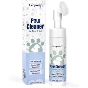Paw Cleaner for Dogs and Cats, No-Rinse Foaming Cleanser, Fragrance-Free, and PH Balanced Paw Wash Magic Foam for Dogs Large Medium Small XL Breed
