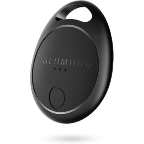 Key Finder Luggage Tracker Works with Apple Find My [Certified, iOS ONLY] A1rTag Alternative, Waterproof, Bluetooth,Lost Mode/Long Battery Life Locate Keys/Handbags/Suitcase/Pets HoloTag (4PACK Black)