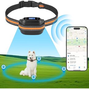 سياج الكلاب اللاسلكي TTPet GPS، متوافق مع iPhone Find My App، نظام احتواء الحيوانات الأليفة، يغطي ما يصل إلى 761 فدانًا