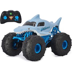 Monster Jam, Official Megalodon Storm All-Terrain Remote Control Monster Truck for Boys and Girls, 1:15 Scale, Kids Toys for Ages 4-6+