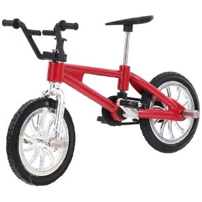 Mini Bike minibike Bikes Doll House Mini Bicycle Tiny Bike Model Miniature Bike Tiny Artificial Bicycle Doll House Tiny Bike Mini Bicycle Model Baby Little rag Doll ob11 Alloy