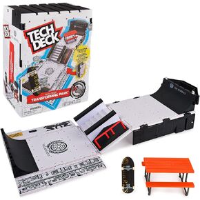 TECH DECK، The Berrics Transforming Park، X-Connect Park Creator، مجموعة لعب قابلة للطي بعرض 30 بوصة مع مساحة تخزين ولوحة أصابع حصرية، لعبة للأطفال للأعمار من 6 سنوات فما فوق in Saudi Arabia