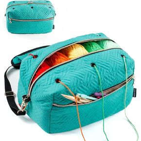 Crochet Bag Organizer - Knitting Bag - Yarn Storage Organizer - Yarn Bag for Crocheting - Yarn Holder for Crochet Accessories