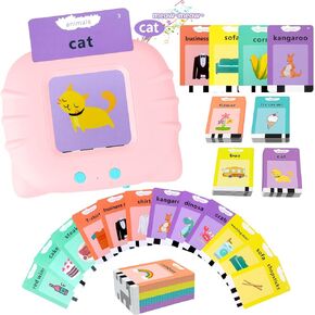 Toddler Talking Flash Cards for Kids with 224 Sight Words, Speech Therapy Autism Sensory Toys, Learning Educational Toddlers Toys for Boys and Girls Ages 1 2 3 4 5 Year Easter Basket Stuffers for Kids