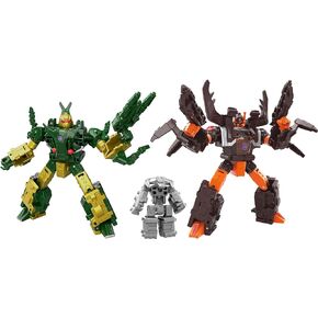 Transformers Legacy United Doom ‘n Destruction Collection, Mayhem Attack Squad Converting Action Figure 3-Pack, Chop Shop & Barrage, 8+ Years (Amazon Exclusive)