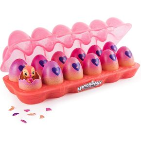 Hatchimals CollEGGtibles، نيون نايت جلو 12 عبوة من كرتون البيض مع الموسم الرابع من CollEGGtibles، للأعمار من 5 سنوات فما فوق، حصريًا على أمازون in Kuwait
