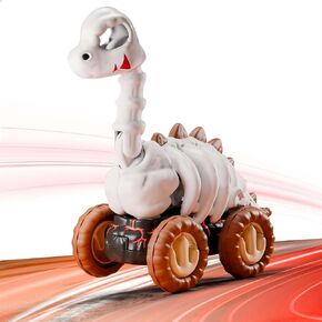 iPlay، iLearn لعبة الديناصورات الوحشية للأطفال الصغار 1-3 2-4، سيارة دينو ذات هيكل عظمي رائع للأطفال، سيارة لعب كبيرة أحفورية براتشيو للهالوين، هدية عيد ميلاد عيد الفصح 2 3 4 5 سنوات من العمر صبي فتاة