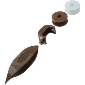 Clover Bobbin Tatting Shuttle Brown, None