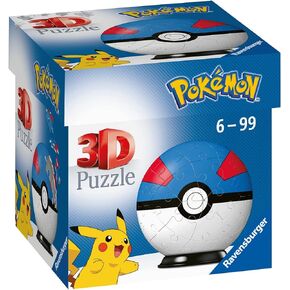 Ravensburger Pokemon 3D Jigsaw Puzzle Ball for Kids Age 6 Years Up - 72 Pieces - No Glue Required - Gifts for Boys and Girls