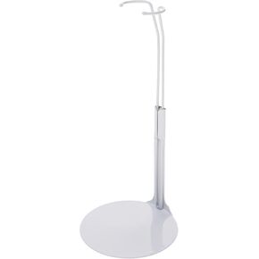 Kaiser Doll Stand 2201 - White Doll Stand for 11" to 12" small-waisted Fashion Dolls like Barbie
