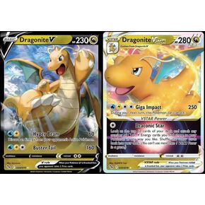 Dragonite V & Vstar 050/078 - Pokemon Go - Ultra Rare Card Lot