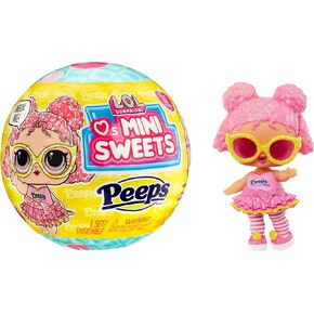 LOL Surprise! Loves Mini Sweets - Peeps Fluff Chick with Collectible Doll, 7 Surprises, Spring Theme, Peeps Limited Edition Doll- Great Gift for Girls Age 4+