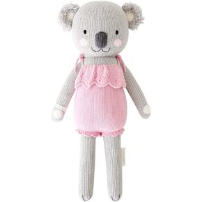 cuddle + kind Claire The Koala Little 13" Hand-Knit Doll – 1 Doll = 10 Meals, Fair Trade, Heirloom Quality, Handcrafted in Peru, 100% Cotton Yarn