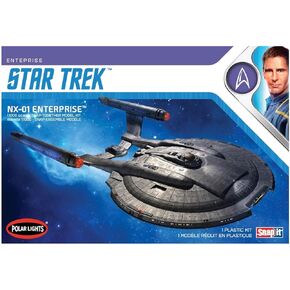 Polar Lights Star Trek NX-01 Enterprise (Snap) 2T 1:1000 Scale Model Kit