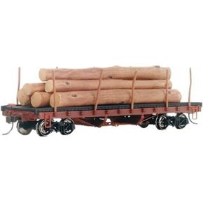 Bachmann Trains - ACF 40’ log car with logs (1906-1935) - HO Scale
