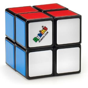 Rubik's Cube, The Official 2x2 Rubik's Cube Mini Classic Color-Matching Puzzle, Twisting Fidget Toy, Challenging Brain Teaser & Sensory Puzzle for Adults, Teens, & Kids, for Ages 8 & Up