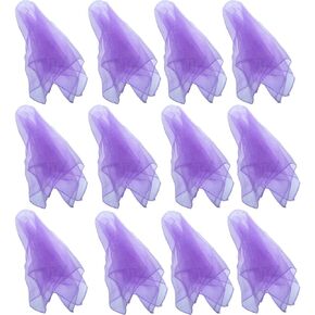 Hoerev Clothing Dancing Juggling Scarves for Decoration 12 Scarves