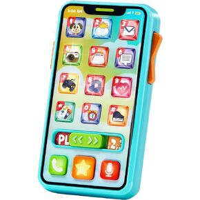JOYIN Baby Toys 6-12 Months - Cell Phone with 4 Game Modes & 50+ Music and Learning Phrases, Educational Toys for Toddlers 1-3, Kids Pretend Play Phone Birthday Gifts for Girls Boys Age 1 2 3 Year Old