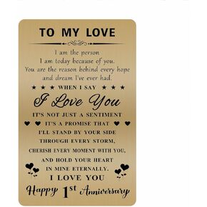 Happy 11th Anniversary Card, 11 Year Anniversary Card for Husband Wife, 11th Wedding Anniversary Card Gifts for Him Her Men Women