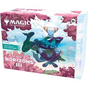 Magic: The Gathering Modern Horizons 3 Bundle: Gift Edition – Deluxe Bundle with 1 Collector Booster, 9 Play Boosters, Full-Art Lands + Exclusive Accessories
