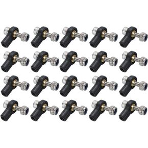 MECCANIXITY M3xL15mm Lever Steering Linkage Tie Rod Ball Head Link Joint End with Nuts for RC Crawler Car Pack of 20