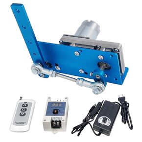 JQDML DIY Reciprocating Swing Motor,Swing Angle 20-120 Degrees Adjustable Speed 90RPM with Speed Regulator and Remote Control