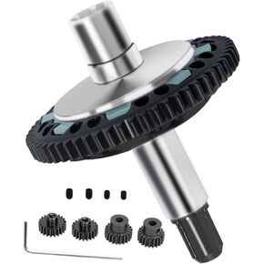RC 57T Spur Gear 0.8Mod Slipper Set Upgrades Part for 1/10 Granite Senton Big Rock 3s blx 550 Mega Kraton Outcast 4s 1/8 Typhon 3s Mega,57T Gear w/ 20T/21T Pinion Gear,Black