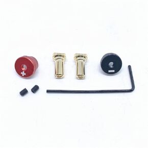 KingVal Heatsink Bullet Plug Connectors Grips with 4mm Bullets
