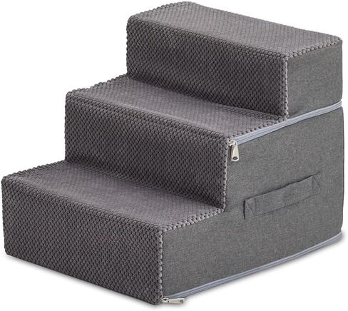 Dog Stairs for High Beds Dog Steps for Small Dog Sturdy and Stable 4 Step Pet Steps for Couch Easy to Assembly in Kuwait