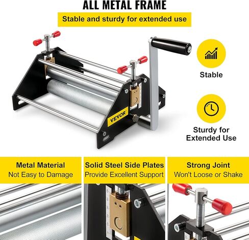 Basic Etching Press, All Metal Construction Etching Press, Professional Printmaking Press for Monotype Printmaking and Etching, Printing Size 11"L x 10"W x 6.8"H in Saudi Arabia
