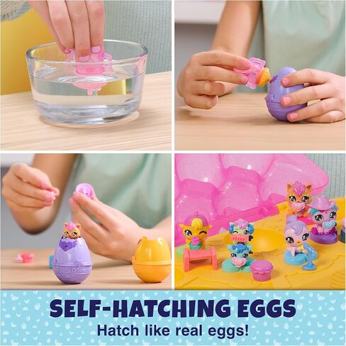 Hatchimals Alive, Spring Basket Toy with 6 Mini Figures, 3 Self-Hatching Eggs, Fun Gift and Easter Basket Stuffers for Ages 3 and up in Saudi Arabia