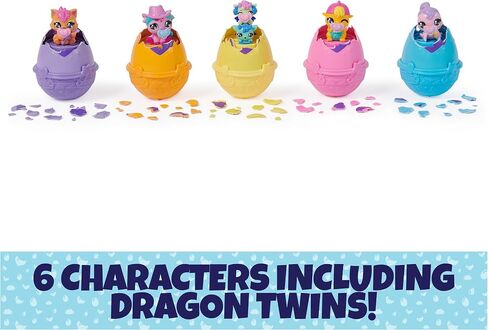 Hatchimals Alive, Spring Basket Toy with 6 Mini Figures, 3 Self-Hatching Eggs, Fun Gift and Easter Basket Stuffers for Ages 3 and up in Saudi Arabia