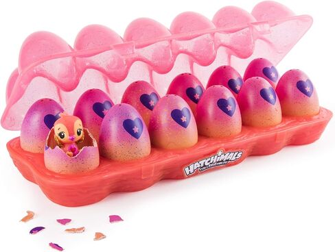 Hatchimals CollEGGtibles، نيون نايت جلو 12 عبوة من كرتون البيض مع الموسم الرابع من CollEGGtibles، للأعمار من 5 سنوات فما فوق، حصريًا على أمازون in Kuwait