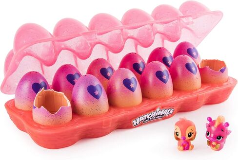 Hatchimals CollEGGtibles، نيون نايت جلو 12 عبوة من كرتون البيض مع الموسم الرابع من CollEGGtibles، للأعمار من 5 سنوات فما فوق، حصريًا على أمازون in Kuwait