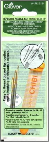 Clover 3121 Tapestry Needle Set Chibi, Bent Tip , Beige in Saudi Arabia