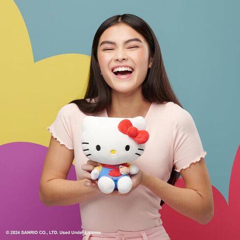 Hello Kitty and Friends Hello Kitty Series 1 قطيفة - قلنسوة عصرية وإكسسوارات Bestie - منتج سانريو مرخص رسميًا من Jazwares in Saudi Arabia