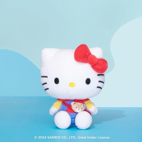 Hello Kitty and Friends Hello Kitty Series 1 قطيفة - قلنسوة عصرية وإكسسوارات Bestie - منتج سانريو مرخص رسميًا من Jazwares in Saudi Arabia