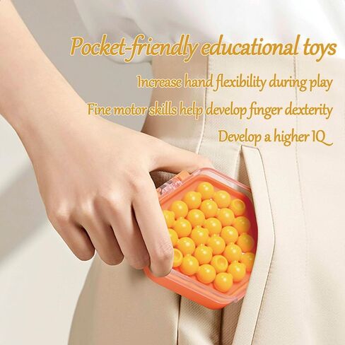 Suerte Brain Puzzle Games for Adult Pocket Puzzle Beads Brain Teaser Puzzle Game with 500 Challenges Logic Game for Kids 8-12 Educational Toys Gifts in Saudi Arabia